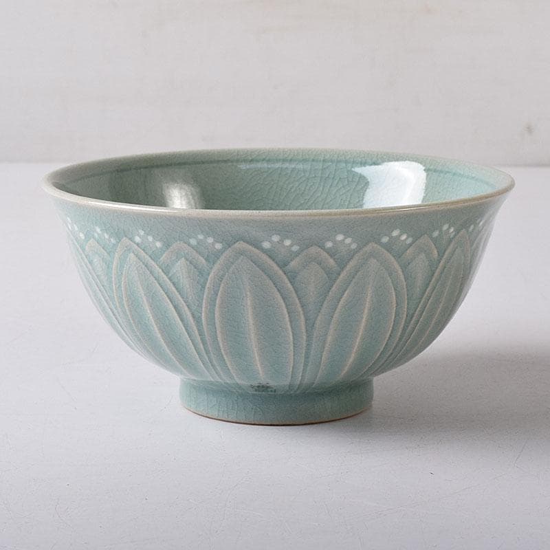 銀杏の木 様専用 柳海剛（柳根瀅）作 高麗青磁 茶碗 共箱 V R8500