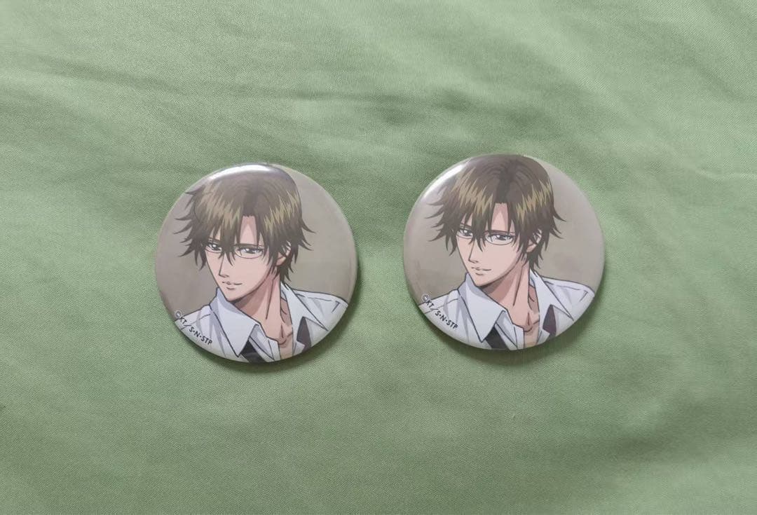 テニスの王子様 テニプリ 手塚国光 くつろぎコレクション缶バッジ 2個