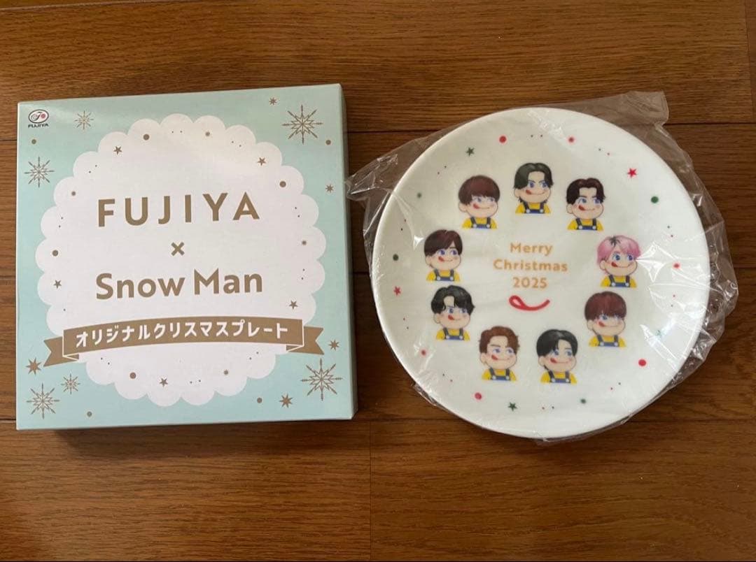 FUJIYA×SnowMan オリジナルクリスマスプレート（お皿） - メルカリ