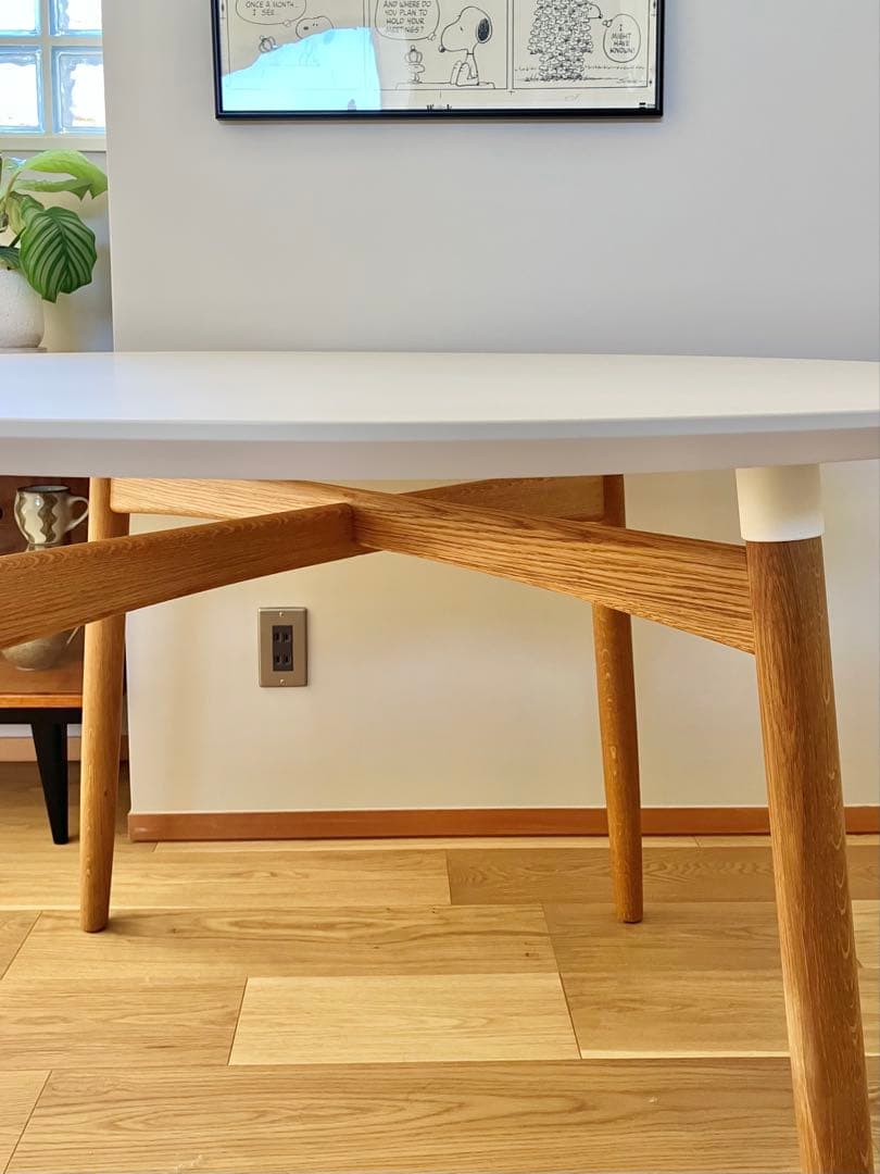 【ゆうコング】カールアンドハンセン BA103 丸 テーブル ダイニング