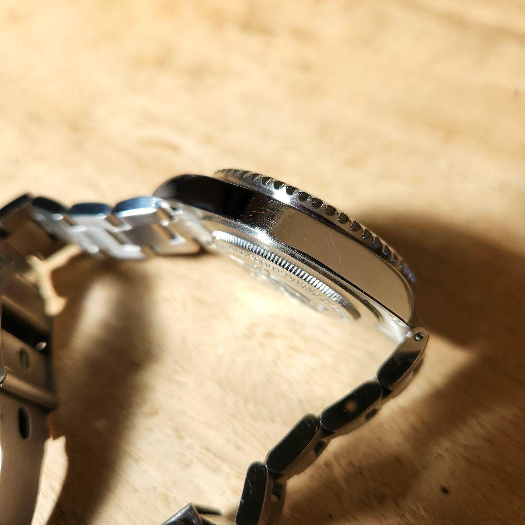 【ADDIESDIVE】ダイバーズ200M【黒】日本製クォーツムーブメント稼働品