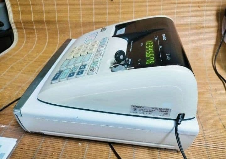 カシオレジスター TE-M80 中古品 人気機種感熱紙 送料無料 801121