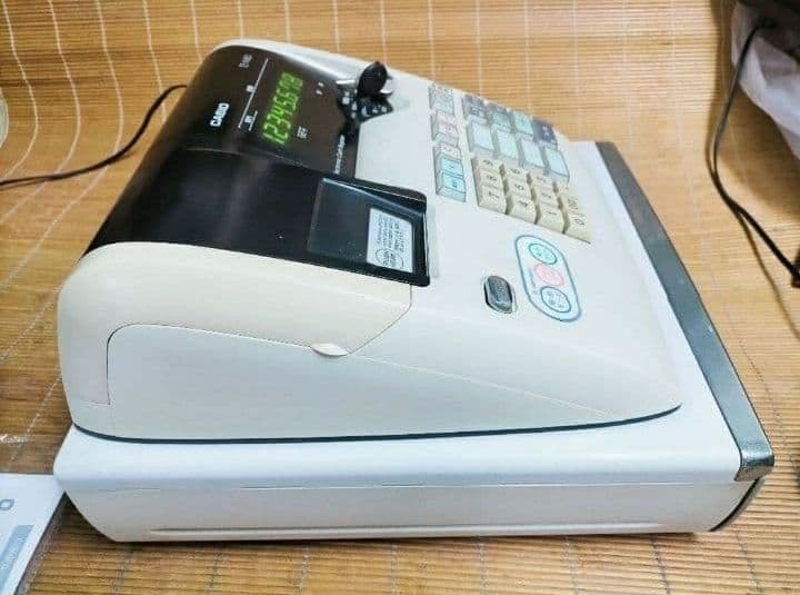 カシオレジスター TE-M80 中古品 人気機種感熱紙 送料無料 801121