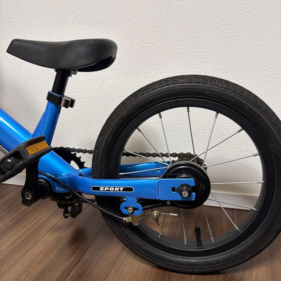 美品 ストライダー 14X スティールブルー 青 キッズ 自転車 キッズバイク