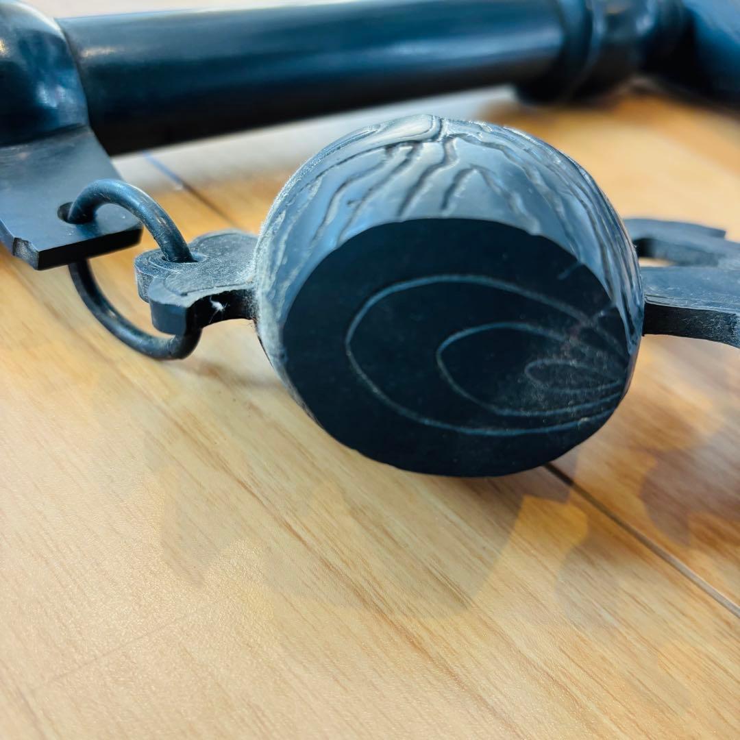 囲炉裏 自在鉤 打ち出の小槌 福壽 アンティーク 時代物 古民家 古民具