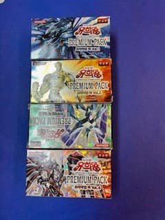 遊戯王★韓国版★プレミアムボックスVol.1.2.3.4★未開封★合計80P★
