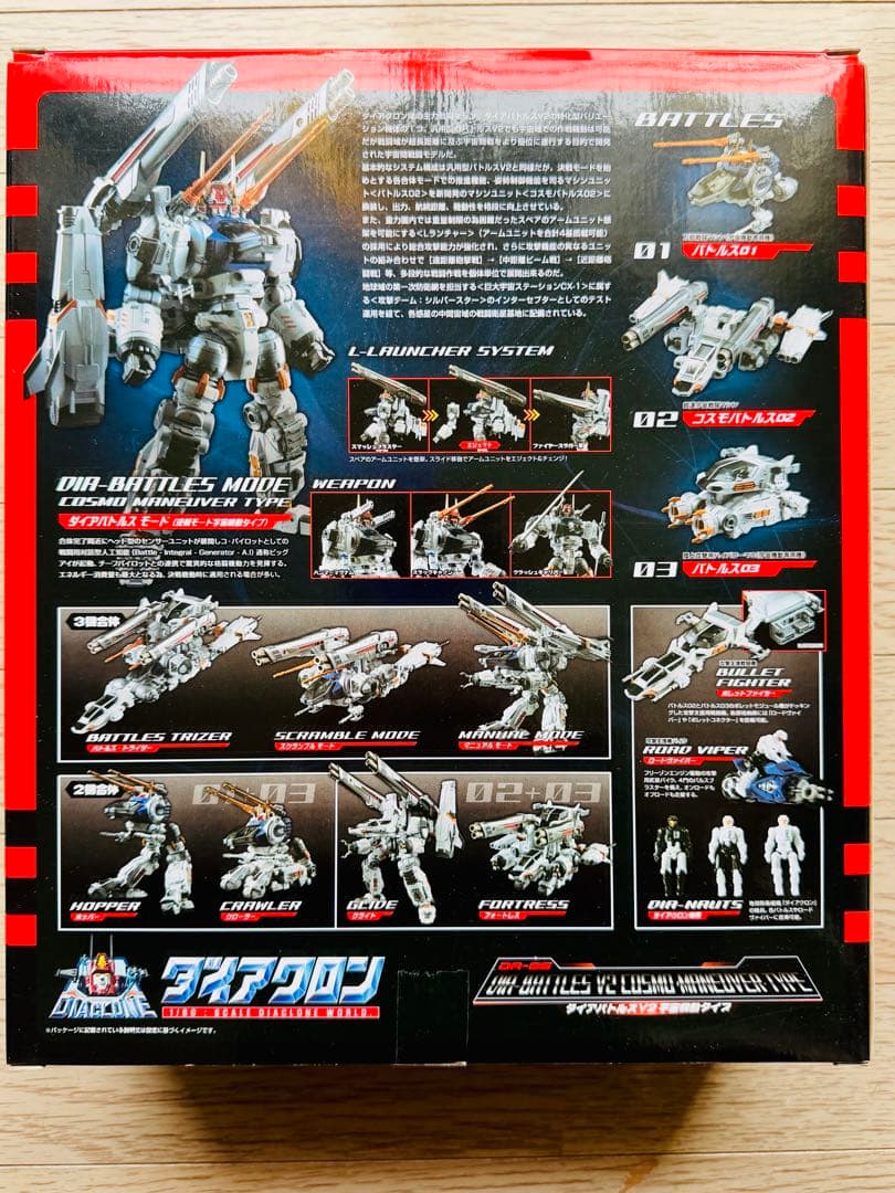 美品 ダイアクロンDA-09ダイアバトルスV2 宇宙機動タイプ