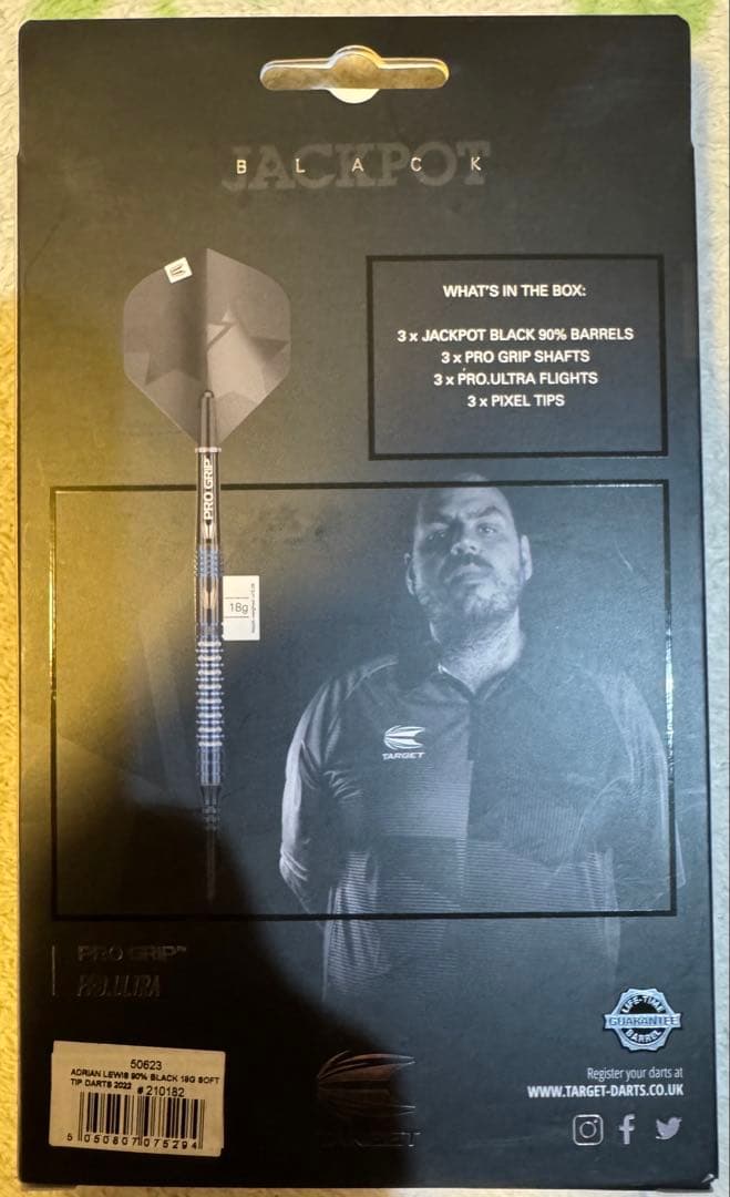 ★TARGET JACKPOT 90%ダーツ18g廃番品 エイドリアンルイス