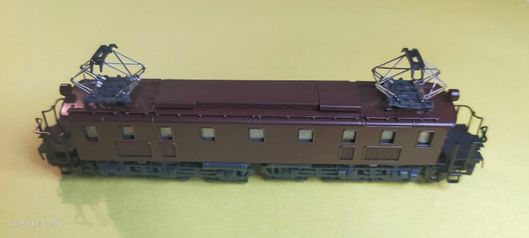 ワールド工芸製Nゲージ塗装済完成品 国鉄EF11型電機機関車 茶色