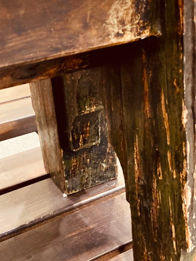 彫刻顔の木製スツール イタリア製1930年代 本革の通販はau PAY