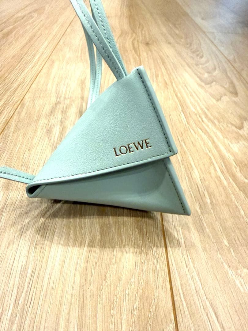ロエベ LOEWE パズル フォルド チャーム 新品未使用 水色