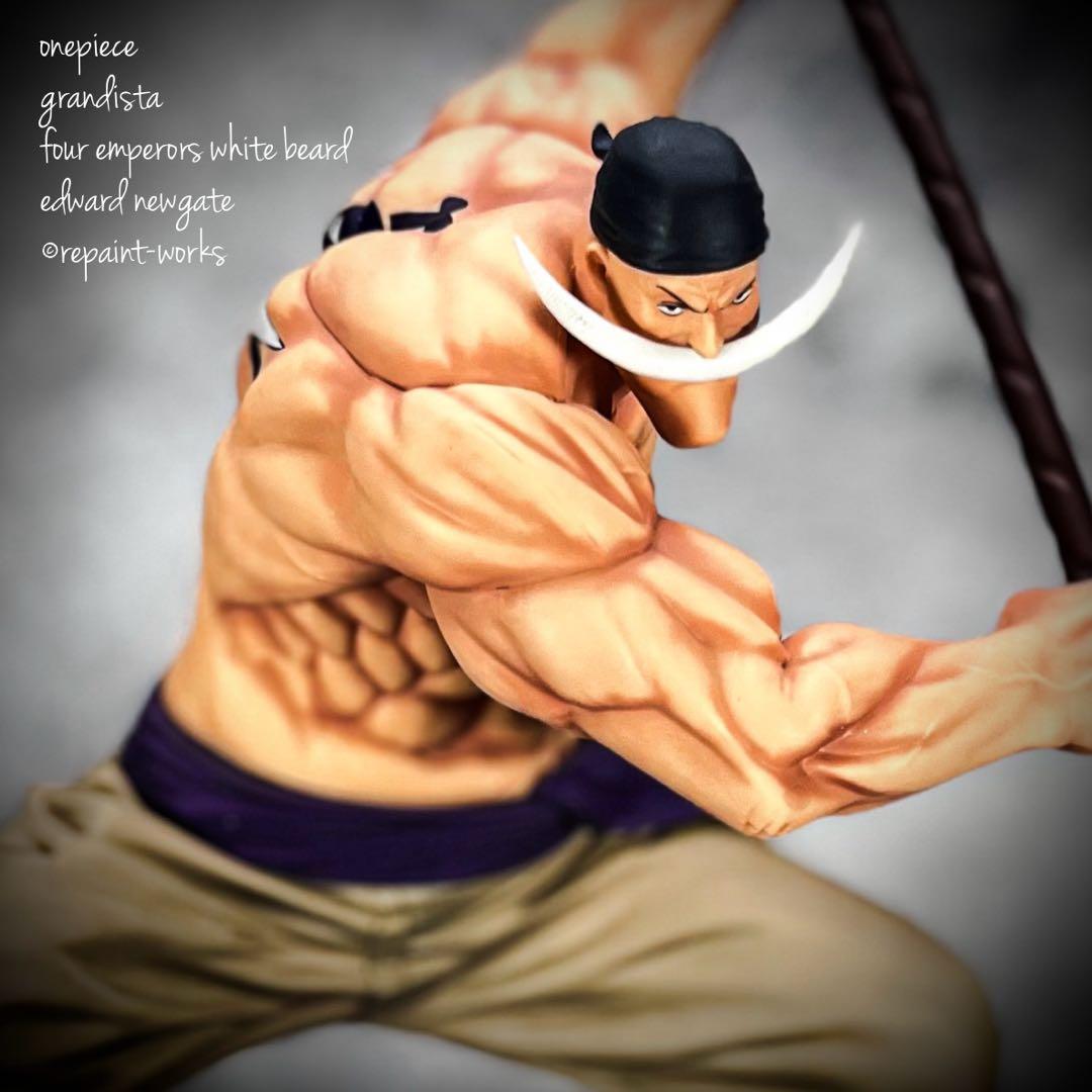リペイント ワンピース 白ひげ エドワード・ニューゲート フィギュア 四皇