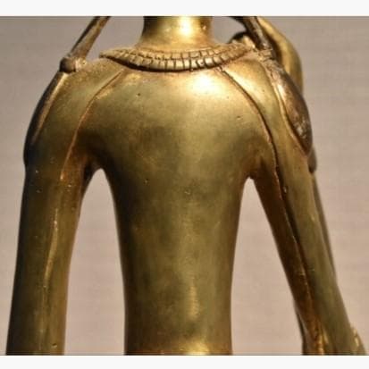 ◇百済仏『方形台座金銅半跏思惟像』仏像◇検）天平仏 飛鳥仏 高麗仏