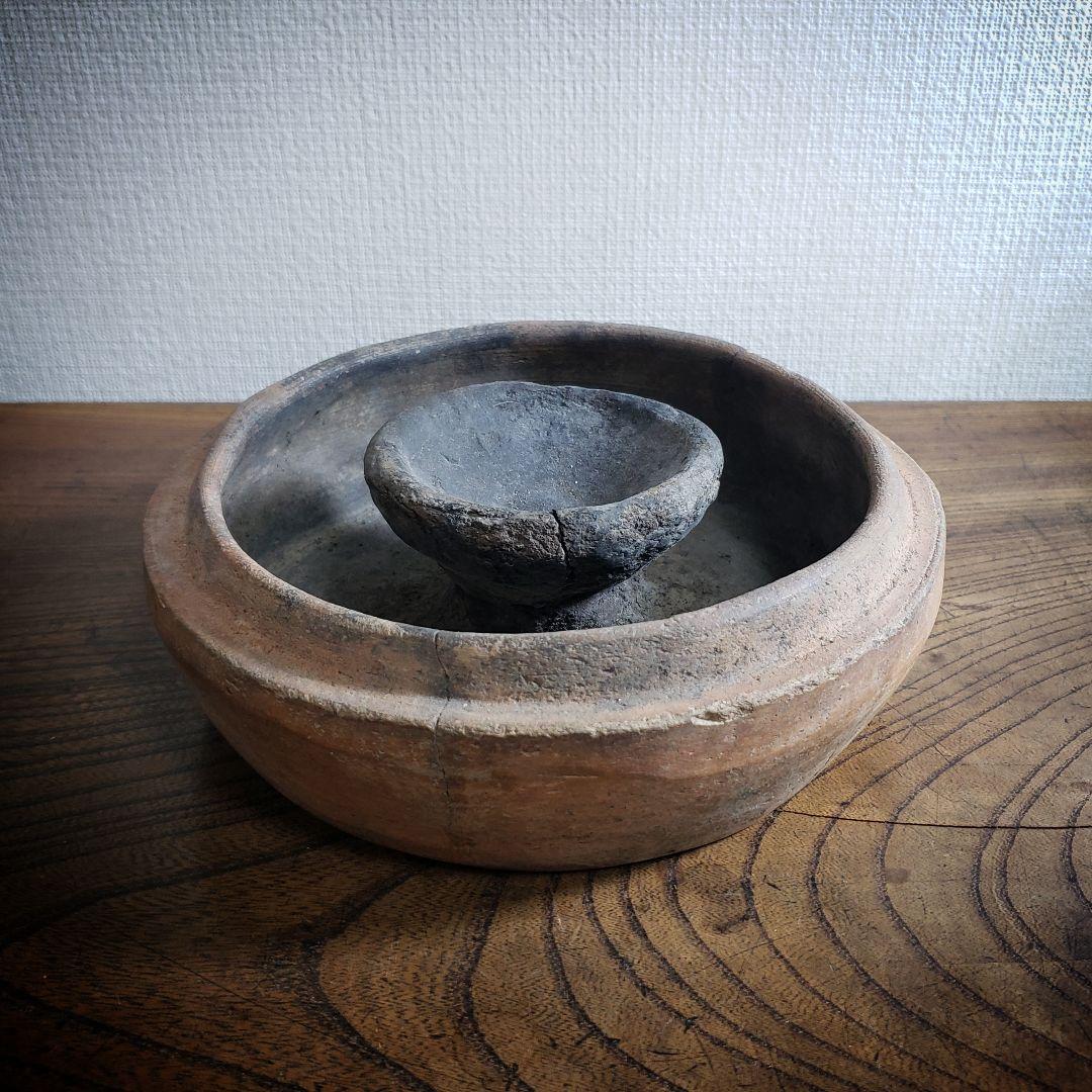 ペルシャ　油壺　燭台　アンダーソン　土器　オイルランプ　灯火器　燈火器 ペルシャ油壺燭台アンダーソン土器オイルランプ灯火器燈火器