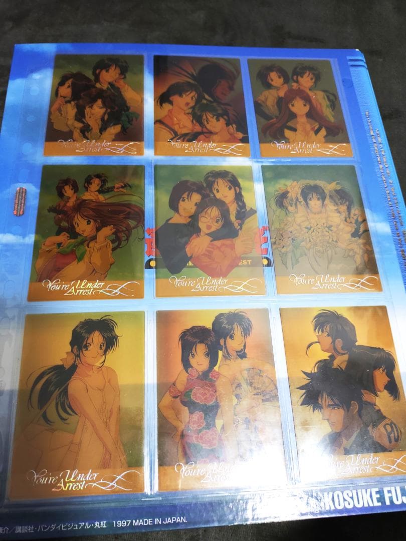 ☆２０２枚　逮捕しちゃうぞ　バインダー＋トレーディングカード　まとめて