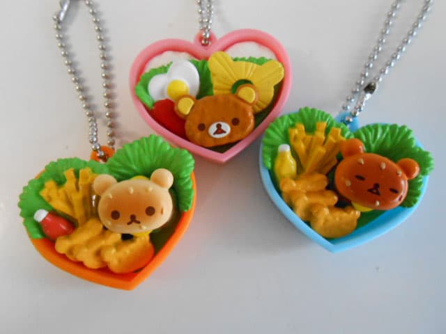 ♯Jpm15DZリラックマお弁当マスコットキーチェーン2全5種