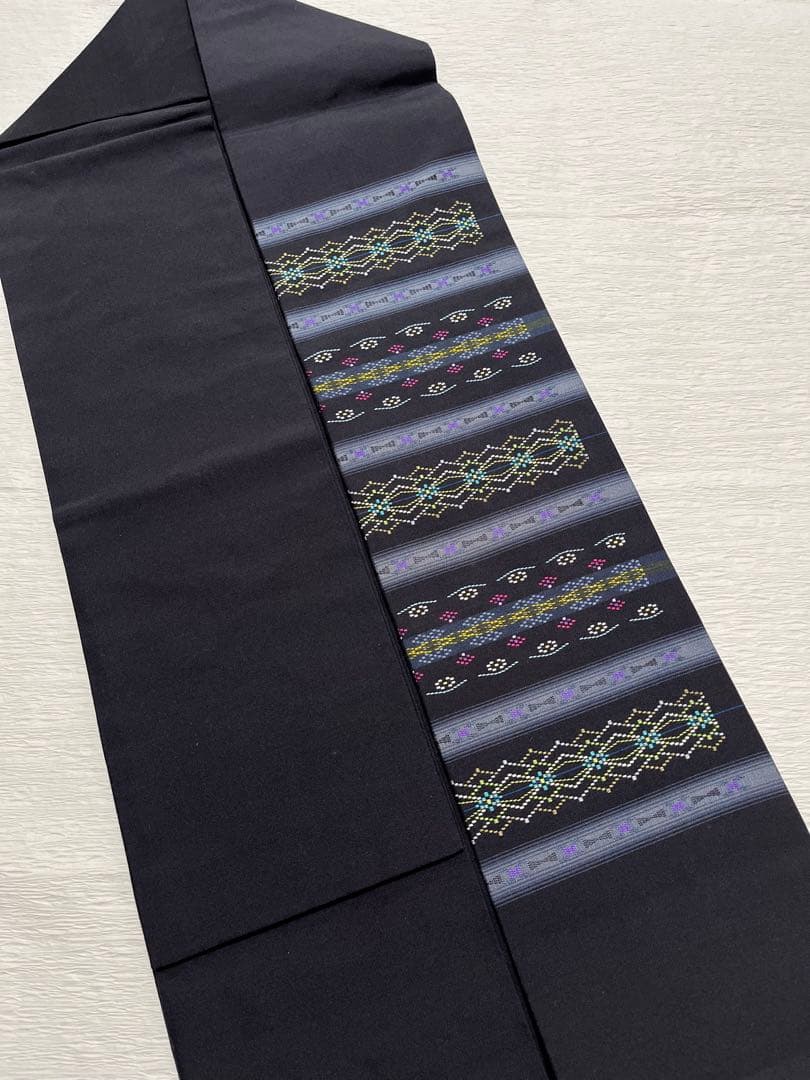 本場琉球 南風原花織 名古屋帯 正絹 証紙付きの通販はau PAY