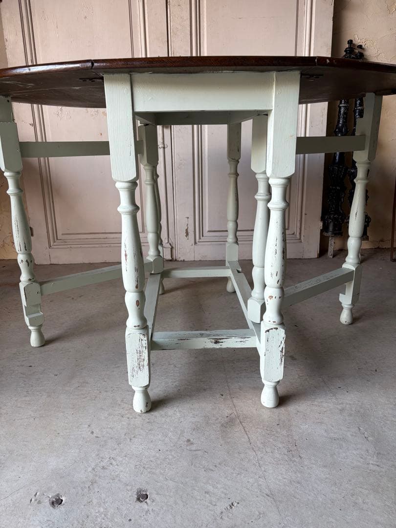 オーク　バタフライテーブル/ペイント