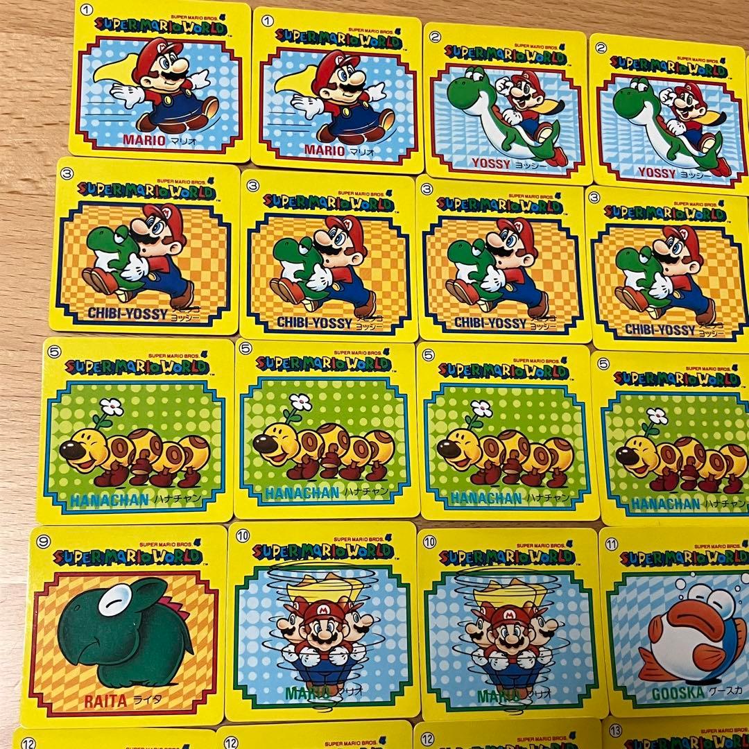 ナガサキヤ スーパーマリオワールド キャスト カード 21種セット 64枚