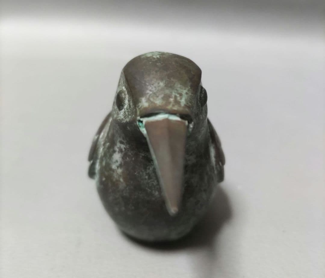 かわせみ水滴 　鋳銅製