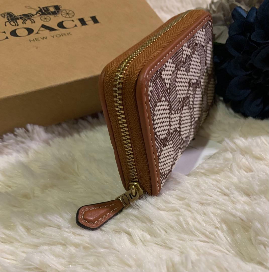 COACH ケース カードケース ブラウン・ベージュ