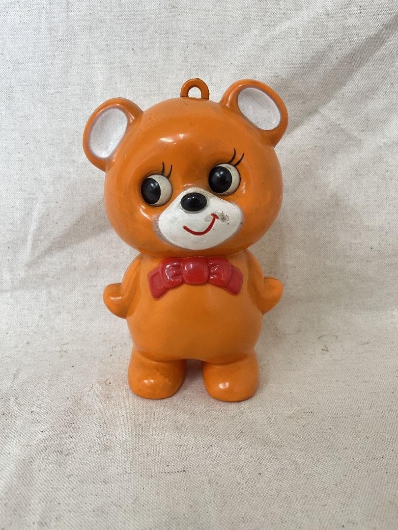 昭和レトロ！【Sankyo】 サンキョーオルゴール 熊 目が動きます 動作OK