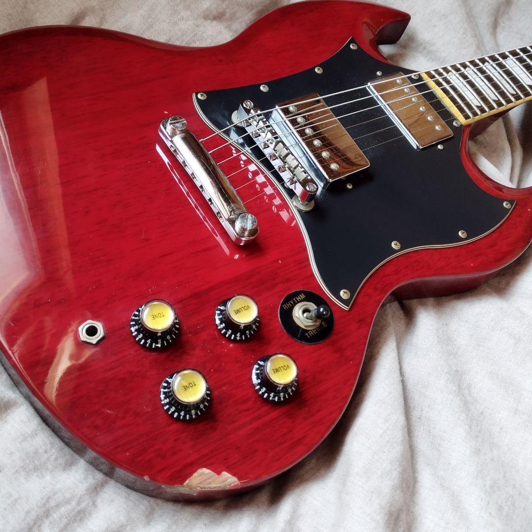 Maison SG セットネックの安ギター Maison SG セットネックの安ギター エレキギター sg 初心者セット」の