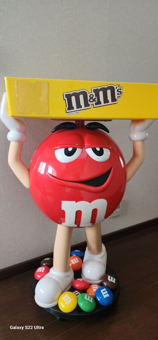 エムアンドエムズ m&m´s 非売品！特大ディスプレイ (トレイ付)
