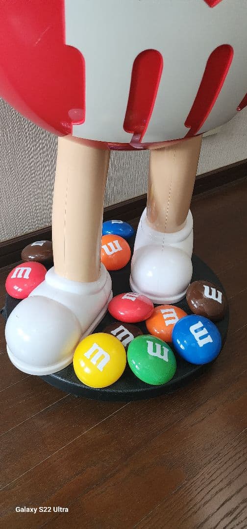 エムアンドエムズ　m&m's　非売品！特大ディスプレイ　(トレイ付)