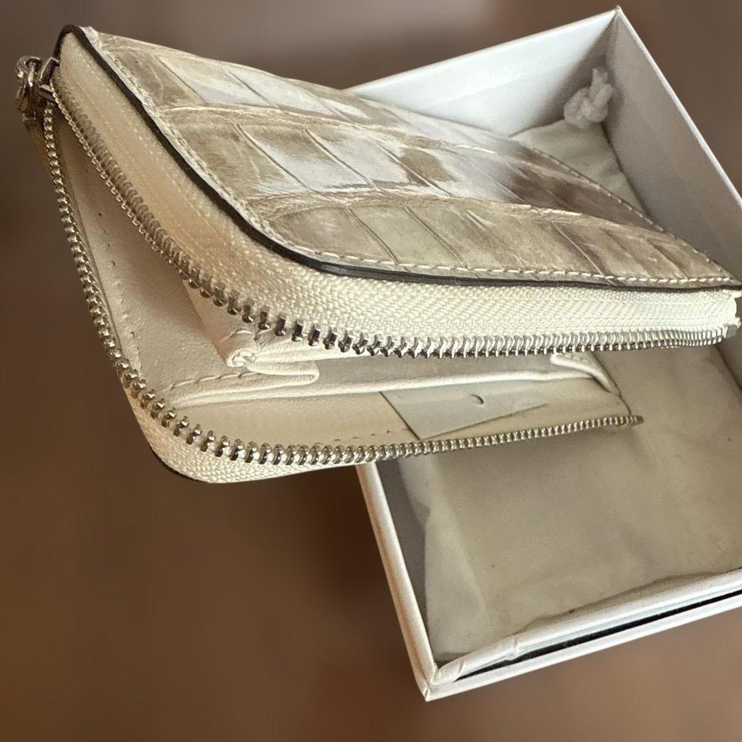 ホワイト クロコダイルケース