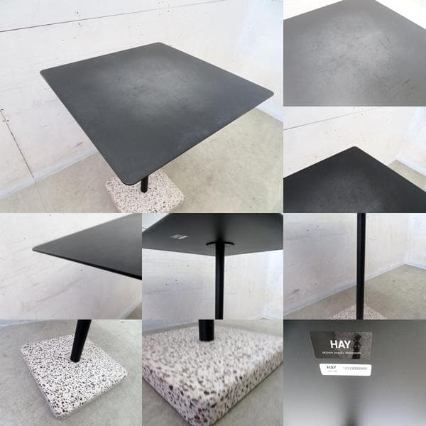 北欧■デンマーク■HAY■テラゾー スクエアテーブル■カフェテーブル■8.2万円