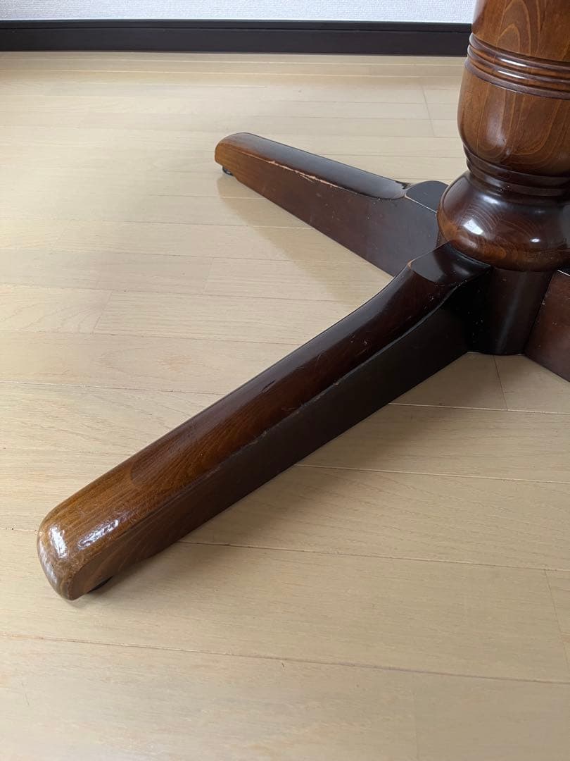 飛騨産業　キツツキ　穂高　ダイニングテーブル　円卓　USED