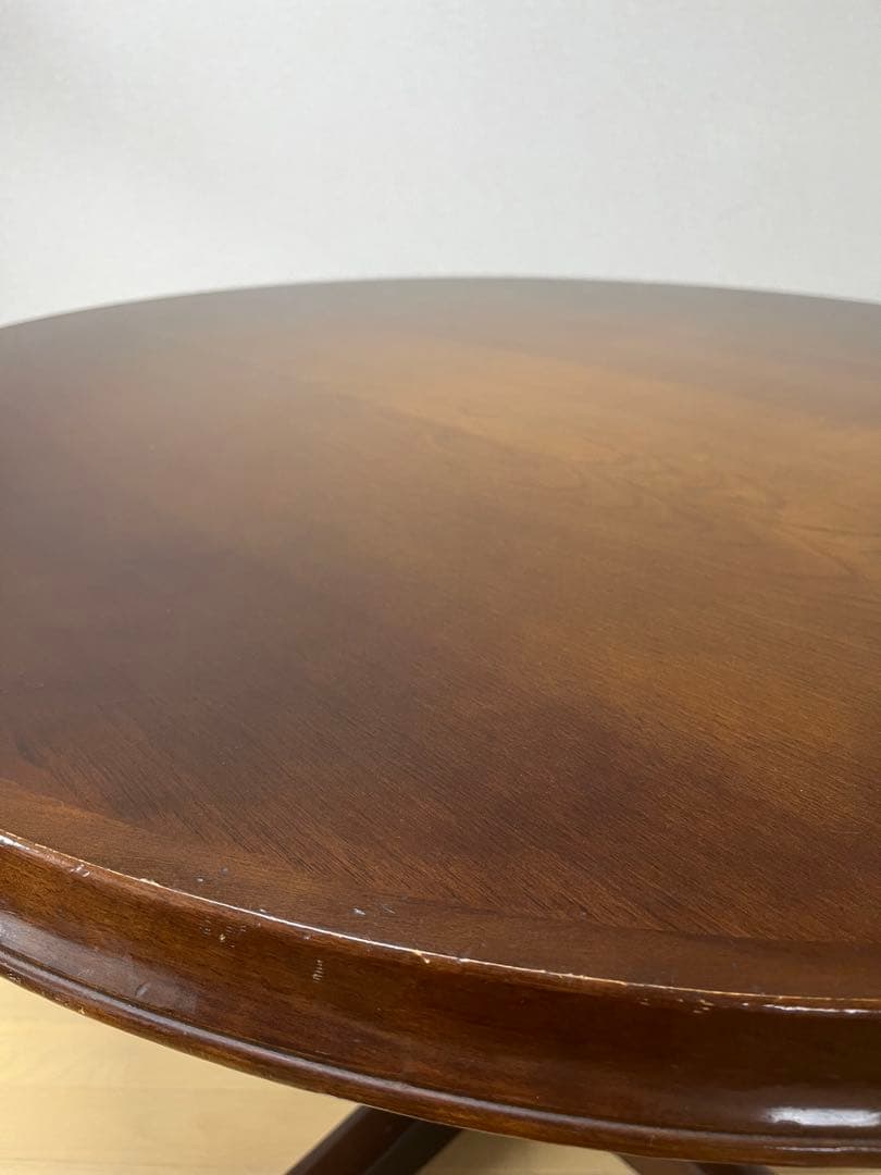 飛騨産業　キツツキ　穂高　ダイニングテーブル　円卓　USED