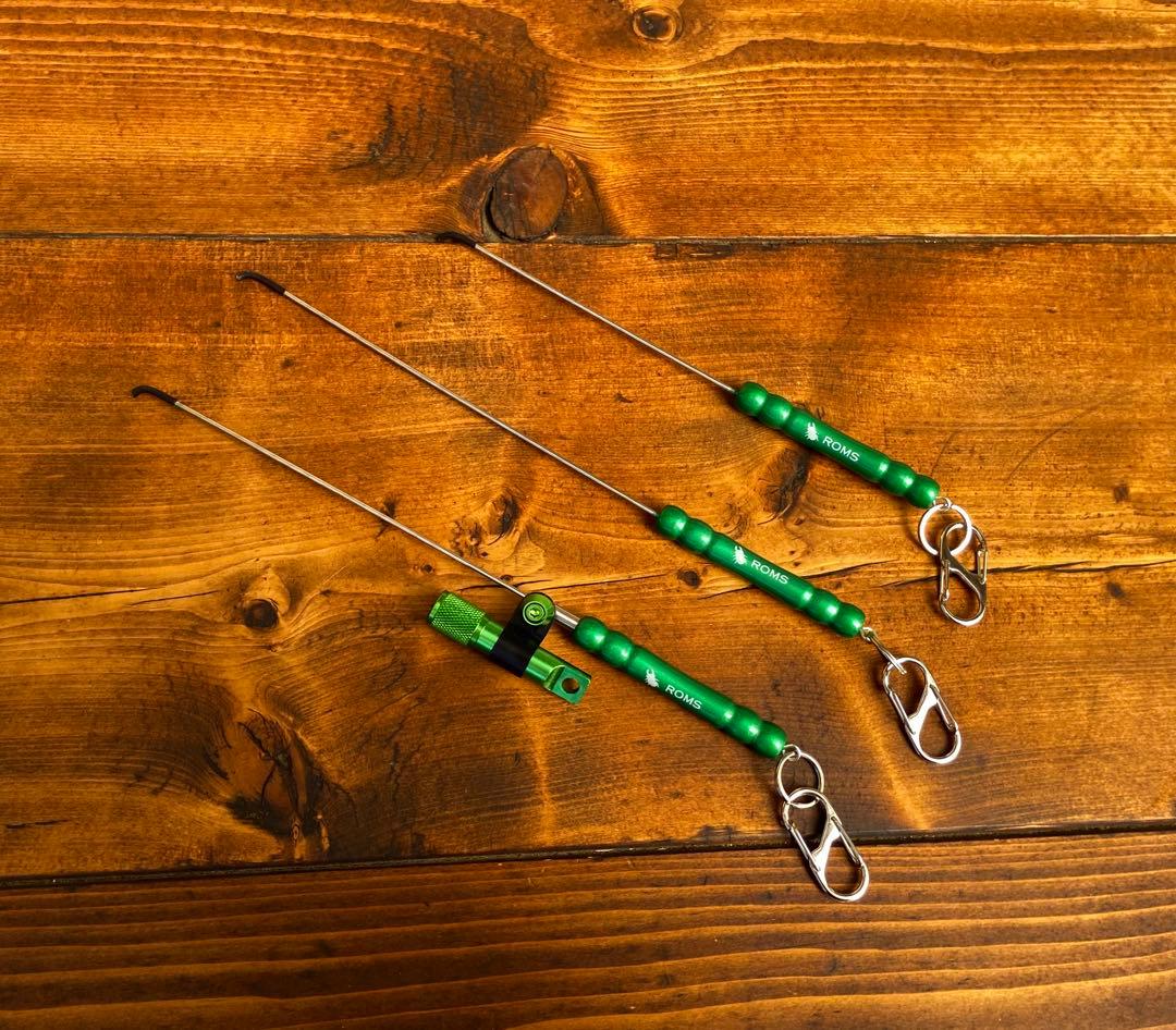 クワガタ採集セット オリジナル掻き出し棒 デジタルノギス 懐中電灯