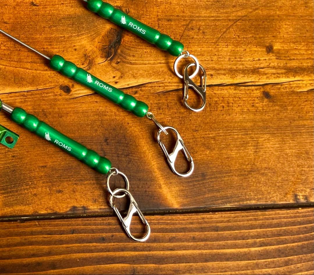 クワガタ採集セット オリジナル掻き出し棒 デジタルノギス 懐中電灯