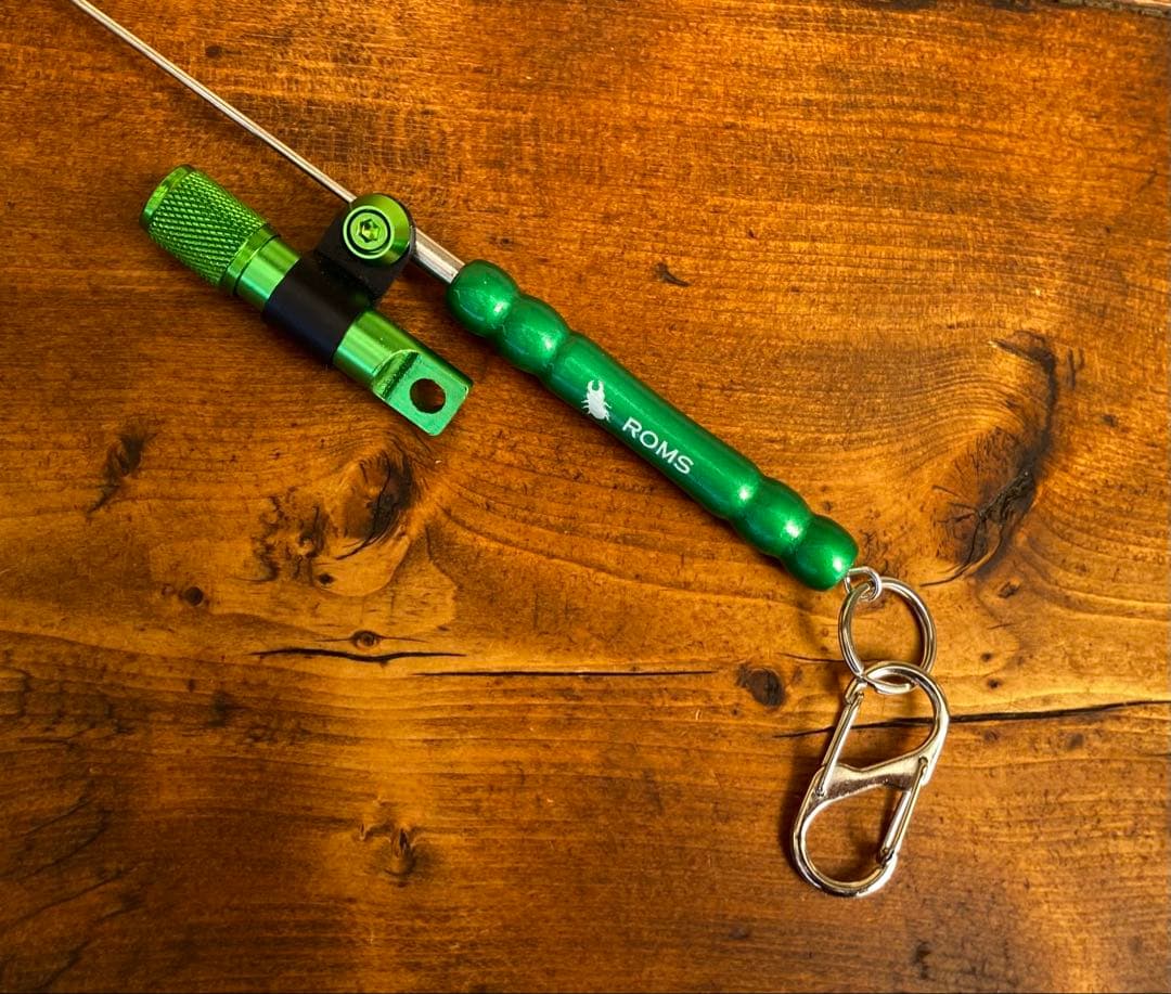 クワガタ採集セット オリジナル掻き出し棒 デジタルノギス 懐中電灯