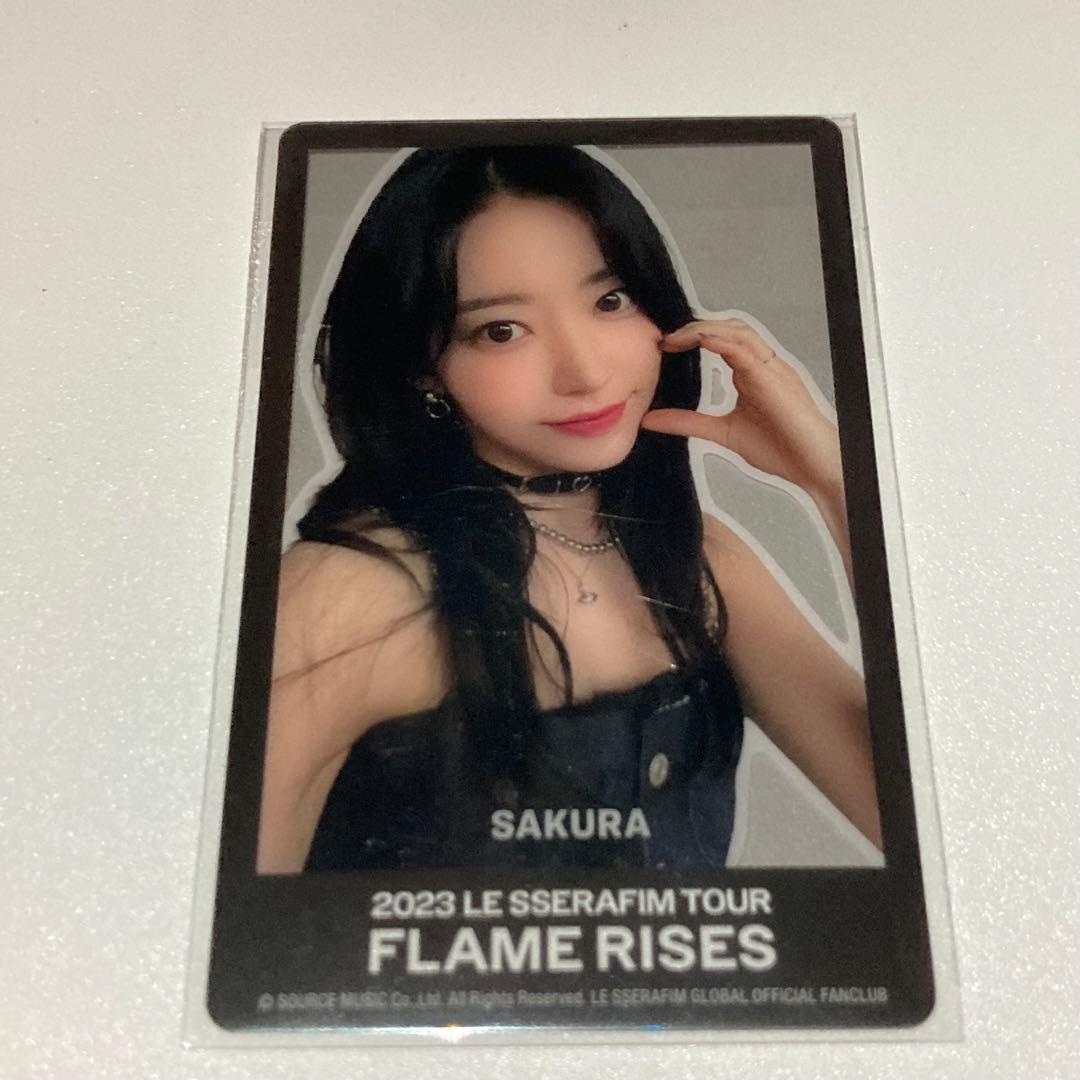 LE SSERAFIM サクラ 会場限定 ファンクラブ クリアトレカ