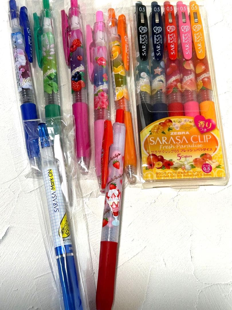 ゼブラZEBRAサラサクリップフレッシュパラダイス5色セット