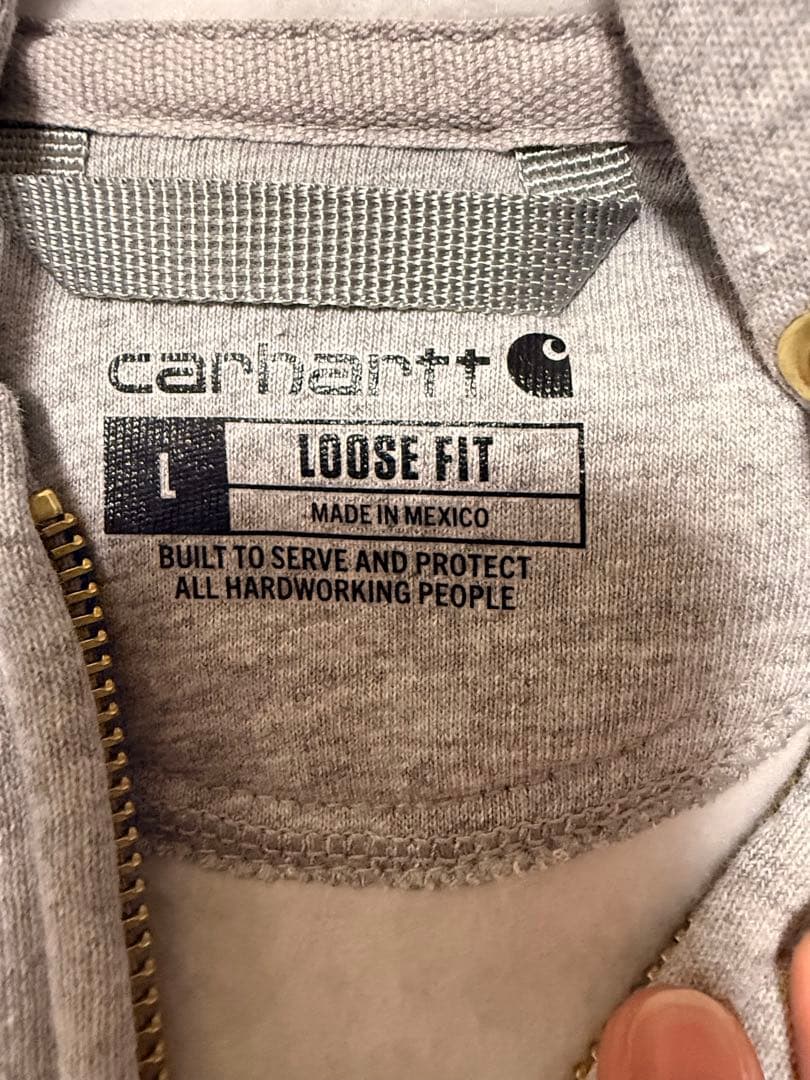 マ*イ様 新品未使用Carhartt グレー ジップアップパーカー