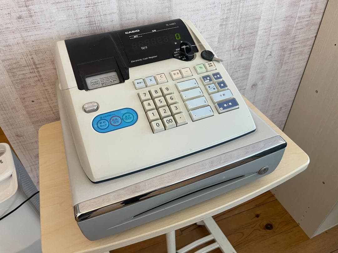 CASIO TE-M80 電子レジスター◇エコメルカリ便 レジスター【カシオ】TE-M80