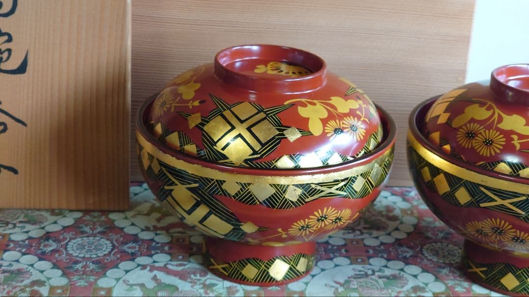 時代蒔絵煮物椀十客