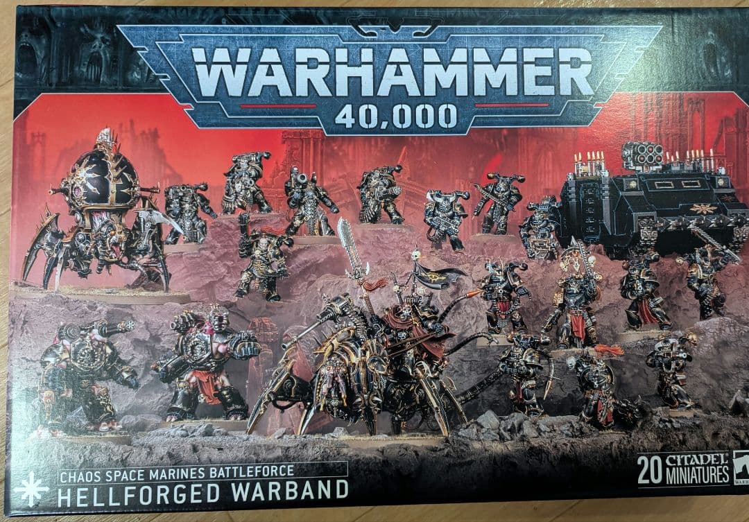 ウォーハンマー40k バトルフォース:ケイオス・スペースマリーン:地獄の