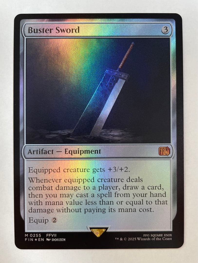 foil】バスターソード（英）mtg ファイナルファンタジー FF - メルカリ