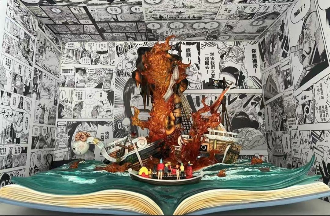 ワンピース ゴーイングメリー号 ガレージキット ガレキ スタチュー①