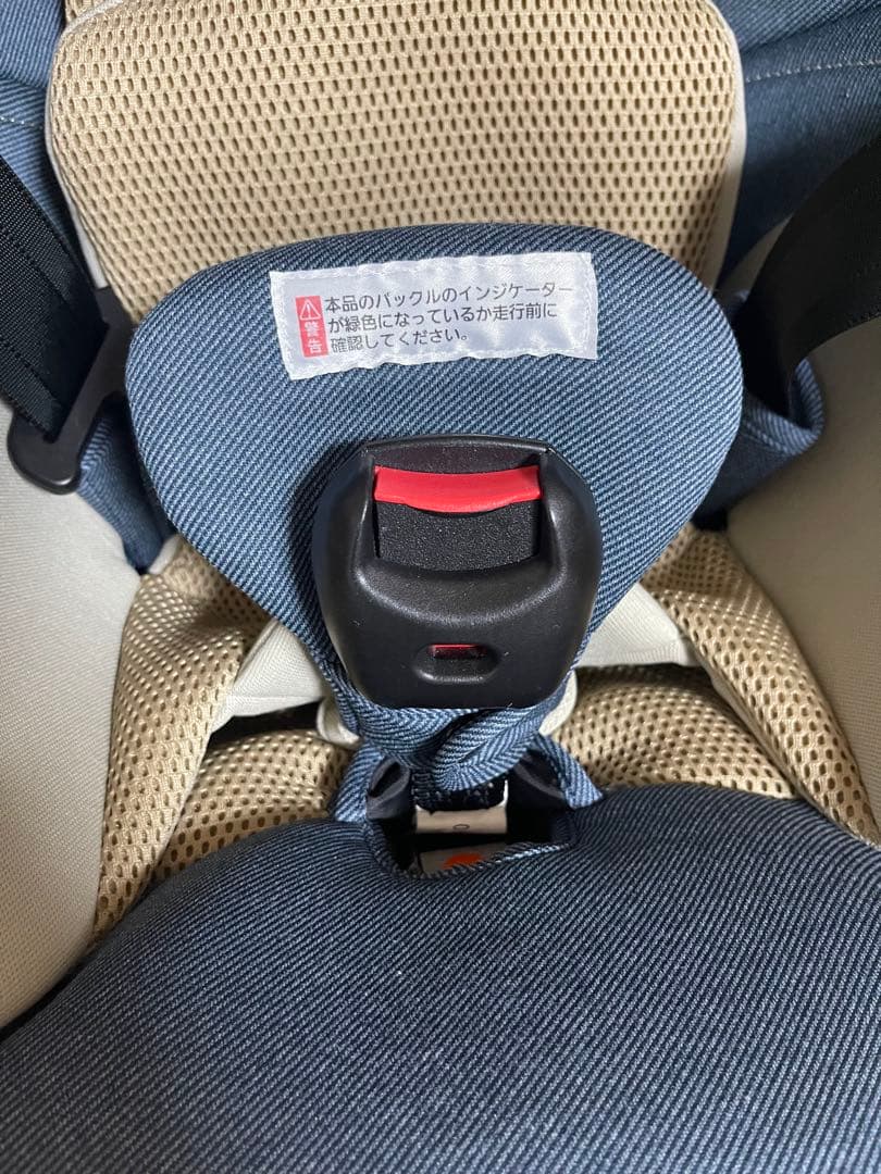 みょん。エールべべ　クルット6i プレミアム　デニムブルー　isofix