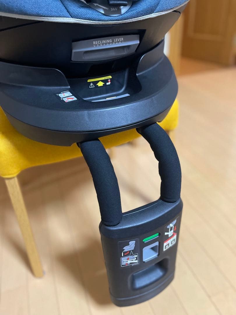 みょん。エールべべ　クルット6i プレミアム　デニムブルー　isofix