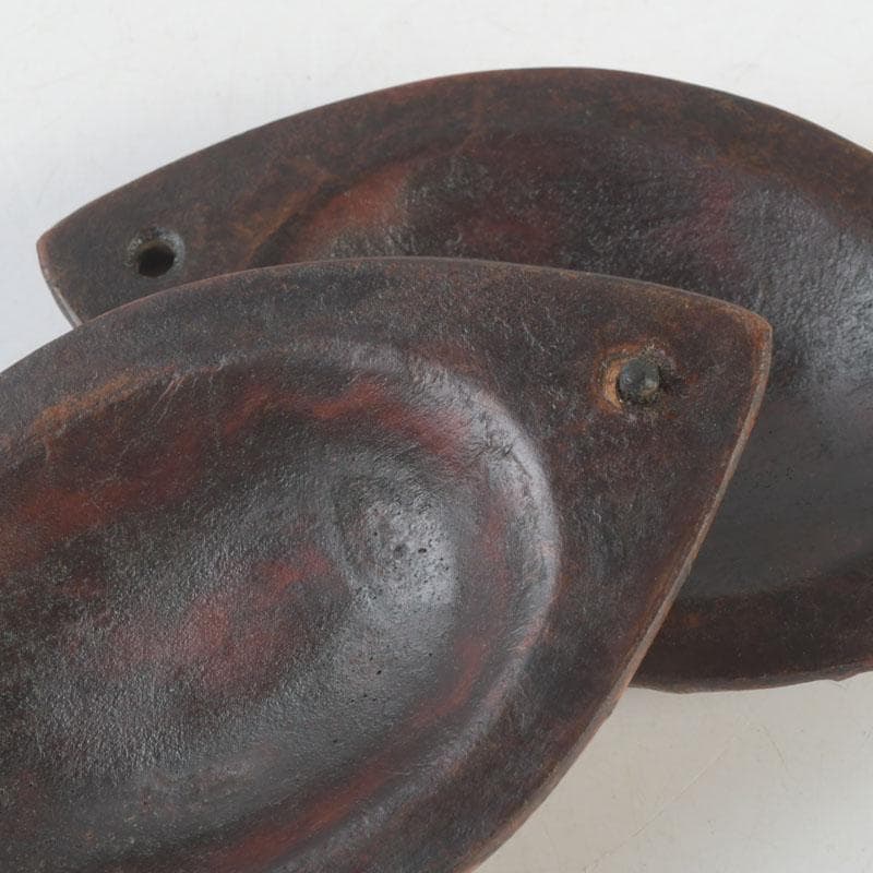 茶道具 山中塗師 新井宗賀作 乾漆 柿ノ葉香合 共箱 V 9706