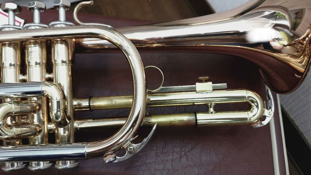 YAMAHA ロングコルネット　YCR-334 赤ベル