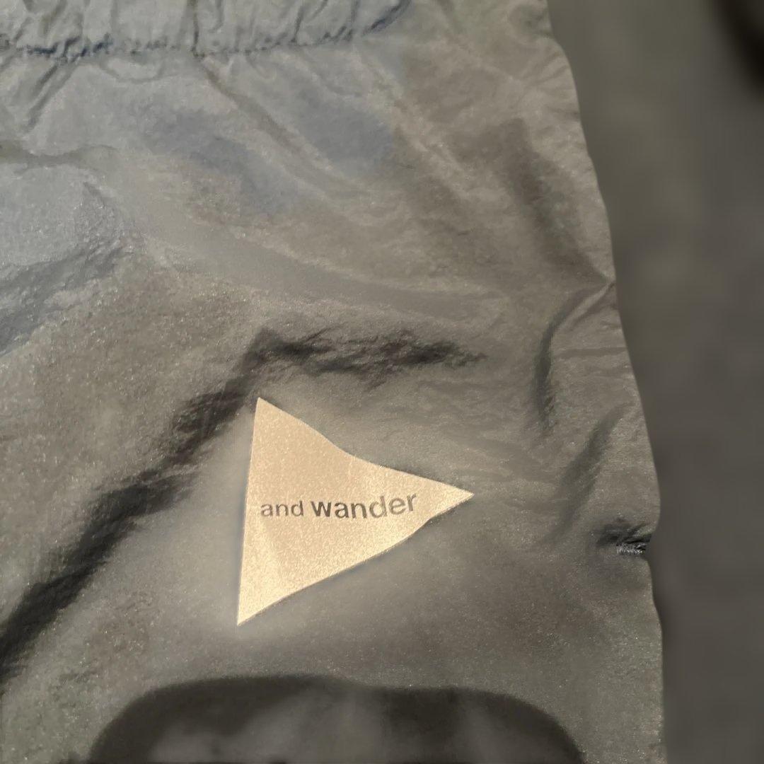 and wander alpha direct f/z hoodie グリーン