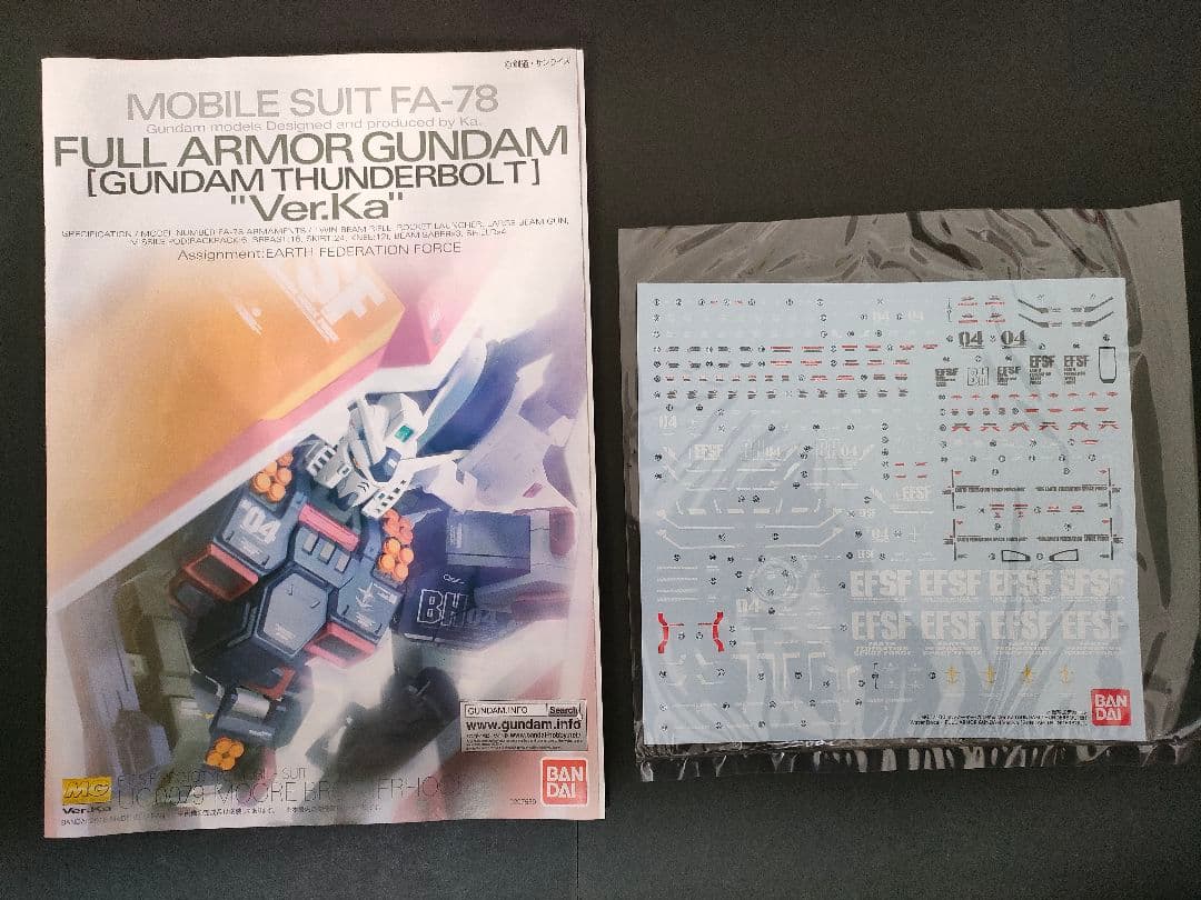 ガンダムサンダーボルト版MGセット